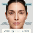 Antes y después del Sérum Contorno de Ojos y Labios Valquer, mirada más descansada
