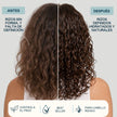 Antes y después de la Special Curls Mask Valquer, rizos definidos e hidratados