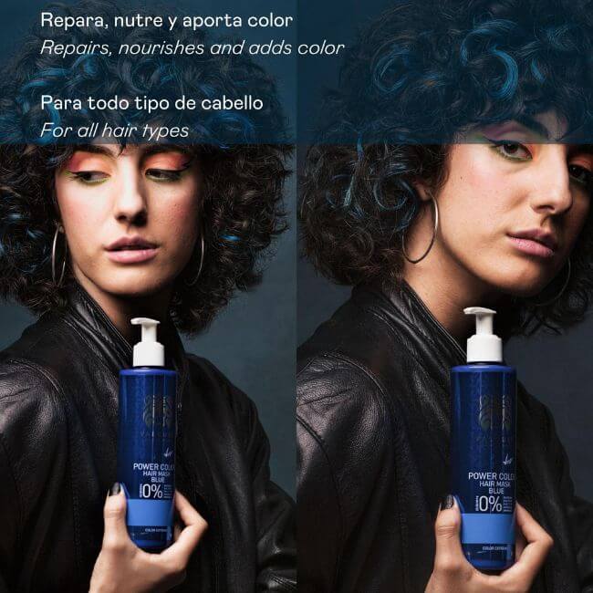 Activamente raro Clancy Mascarilla color Azul - Coloración temporal del Cabello – Valquer®