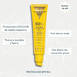 Beneficios del Sérum Solar Facial Invisible SPF 50+ de Valquer: textura ligera, efecto seda y protección UVA y UVB.