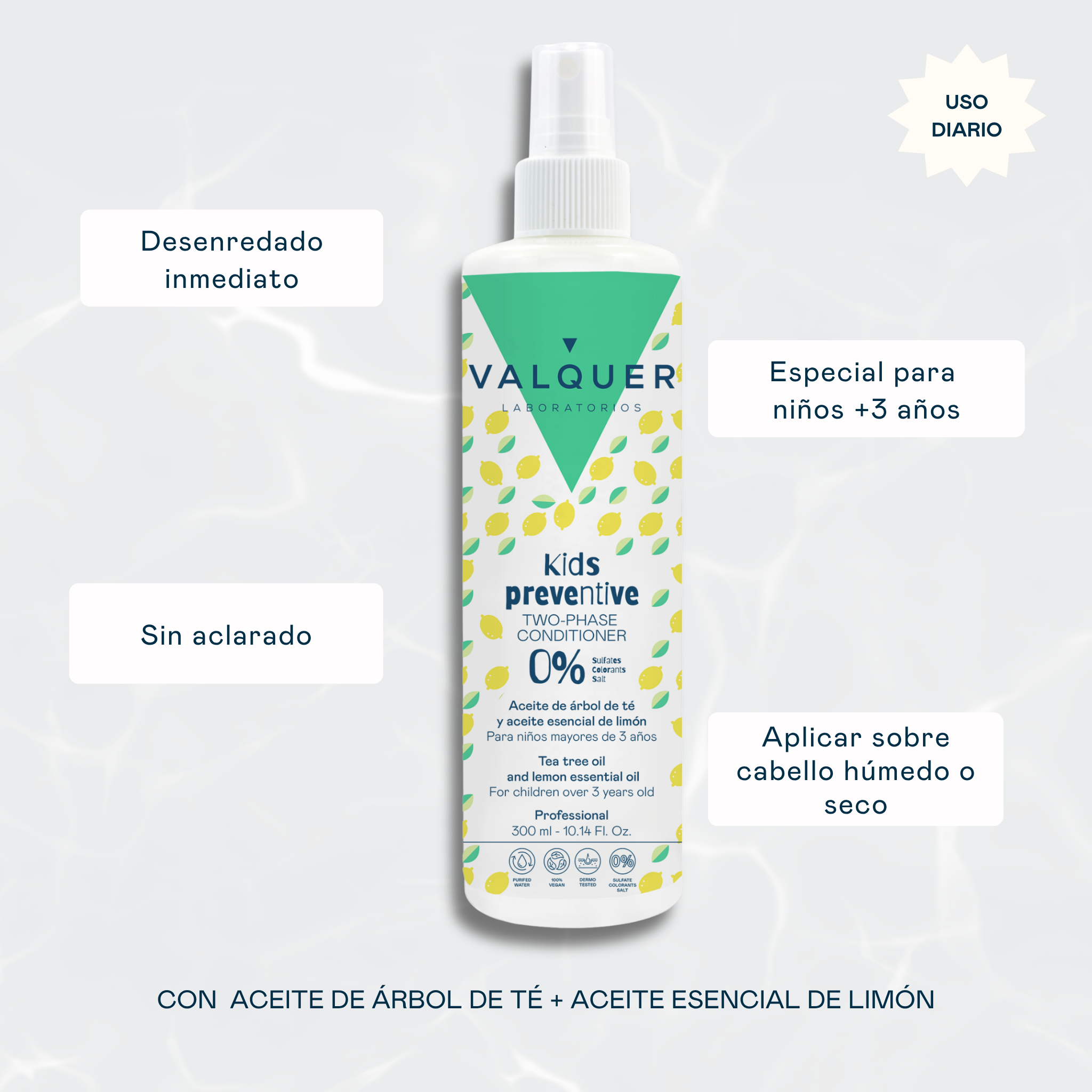 beneficios acondicionador preventivo infantil