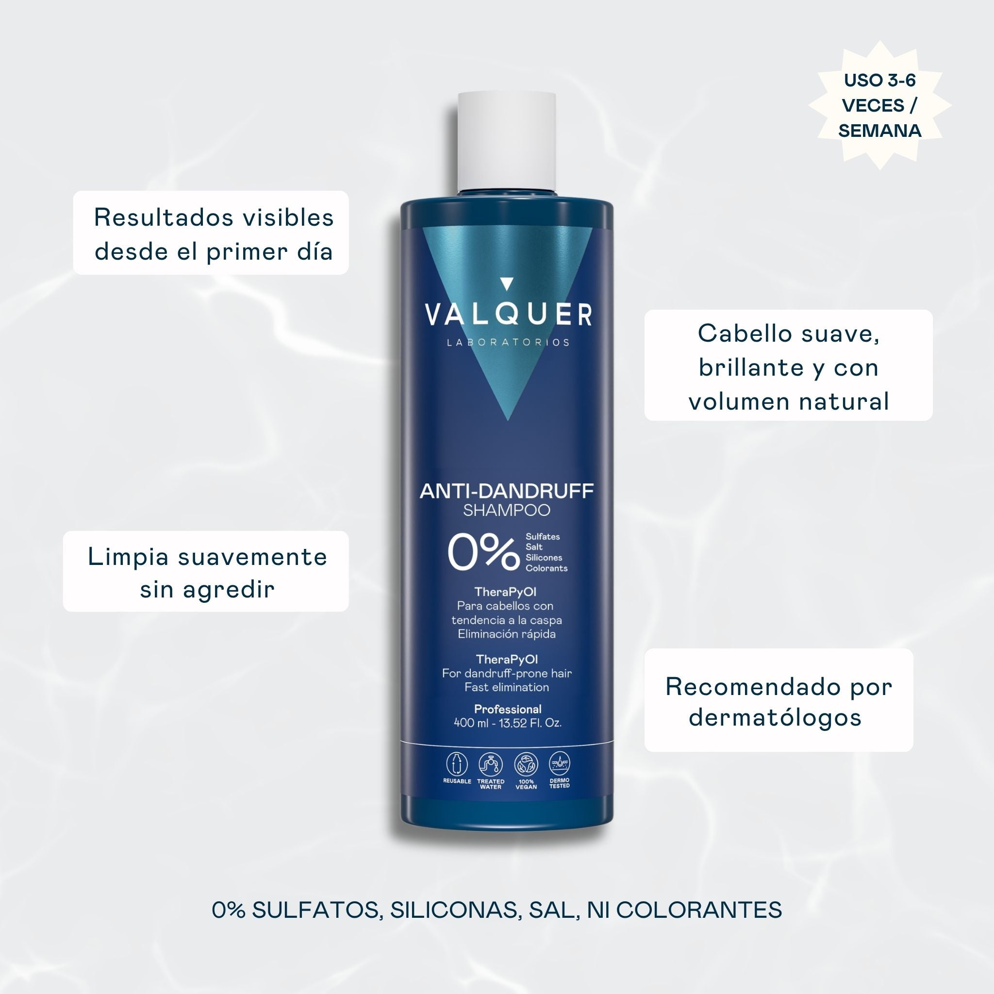beneficios champu anticaspa valquer