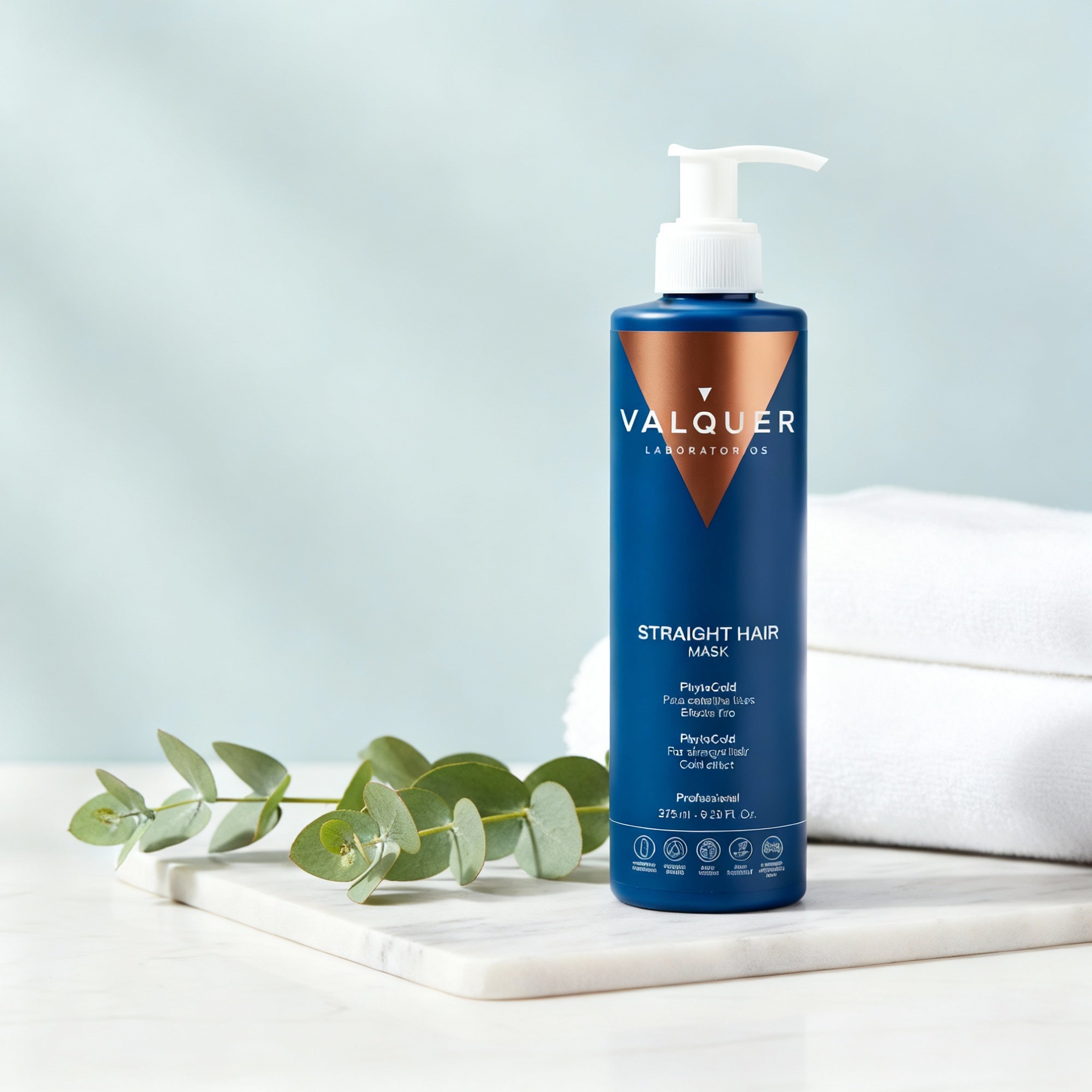 Mascarilla capilar glacial para cabellos lisos