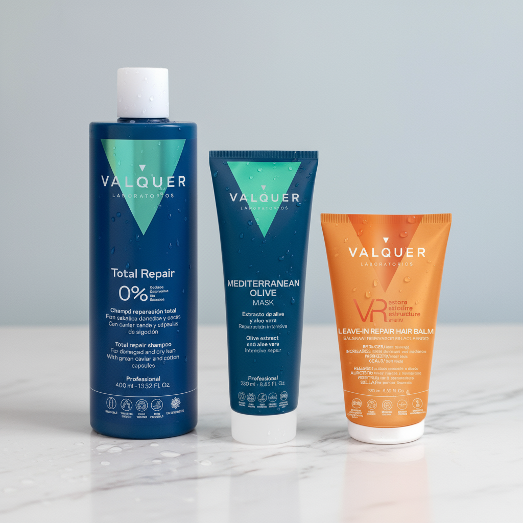 Pack Nutrition et Protection Avancées - VR, Shampoing Réparateur et Masque à l'Olive