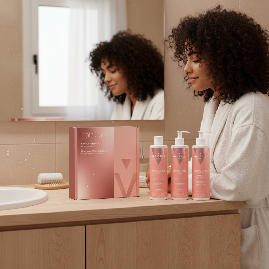 bodegon Caja Pack curly Champú, mascarilla y booster