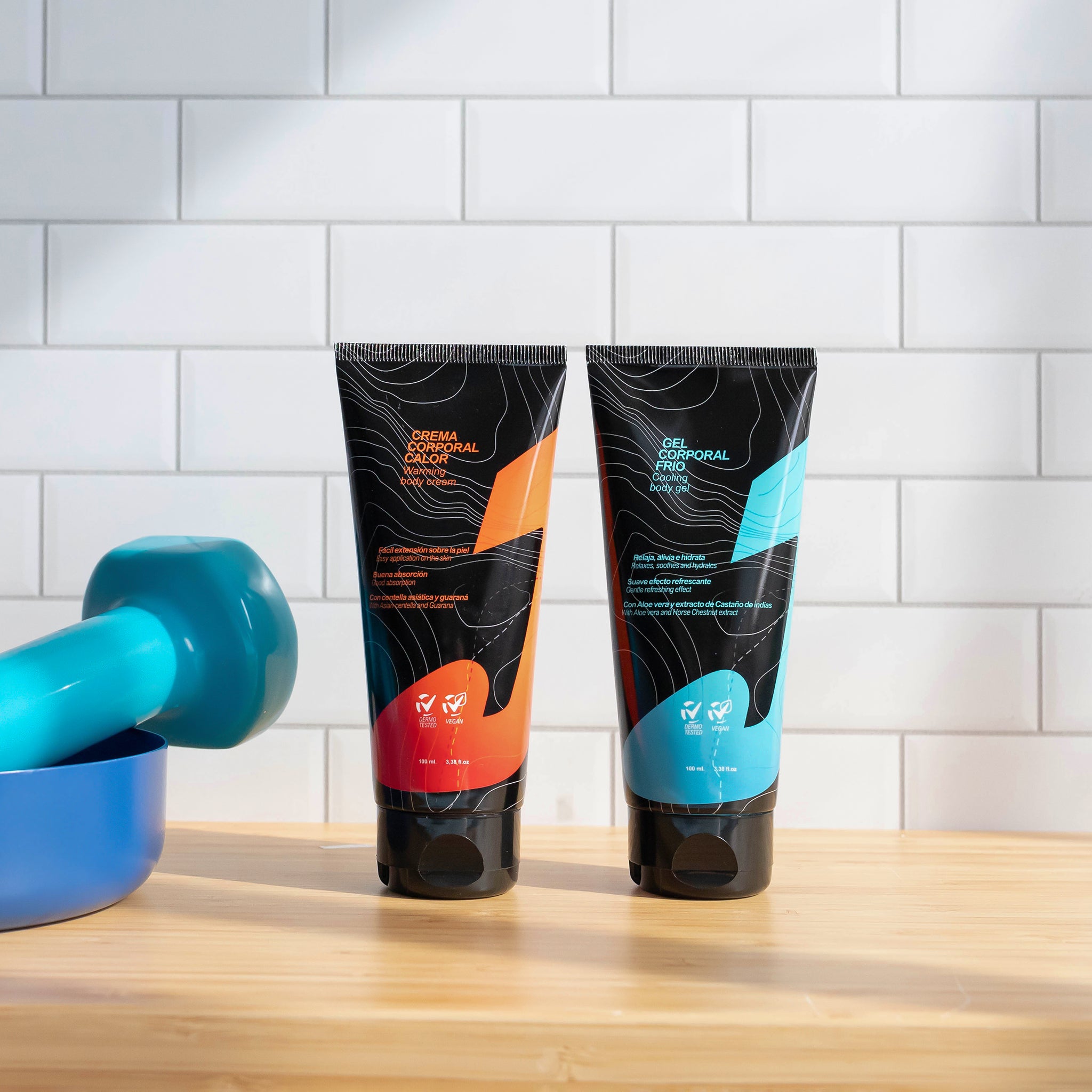 Gel corporel rafraîchissant effet froid pour jambes et pieds fatigués à l'aloe vera et au marron d'Inde – 100 ml