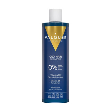 Champú para cabello graso sin sulfatos Oily Hair de Valquer con vitamina B6, 400 ml