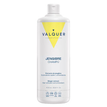 Champú de jengibre Valquer con acción estimulante capilar y antioxidante en formato de 1000 ml