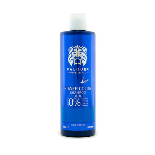 Champú color azul