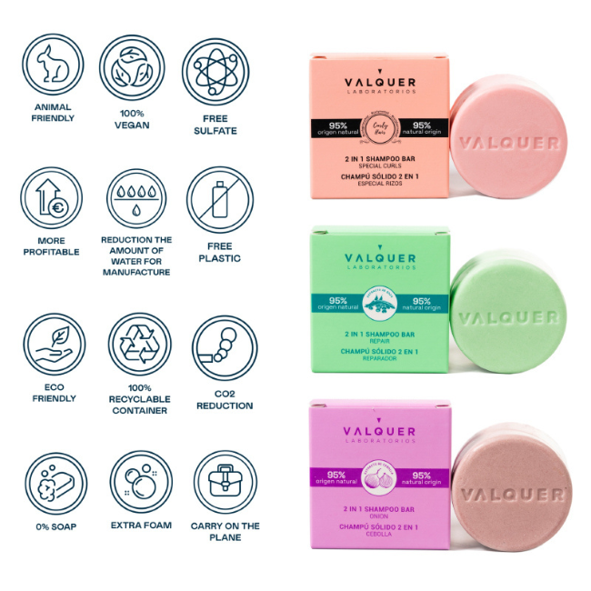 Solid shampoo 2 in 1 Curly Method (Special curls) - 50gr