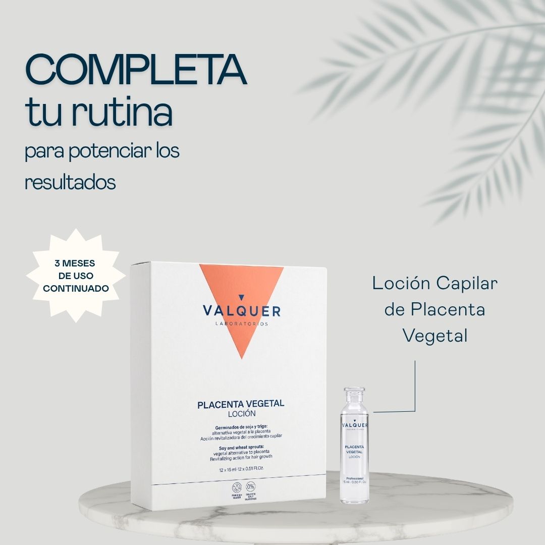 Producto Valquer para completar la rutina: Loción Capilar de Placenta Vegetal