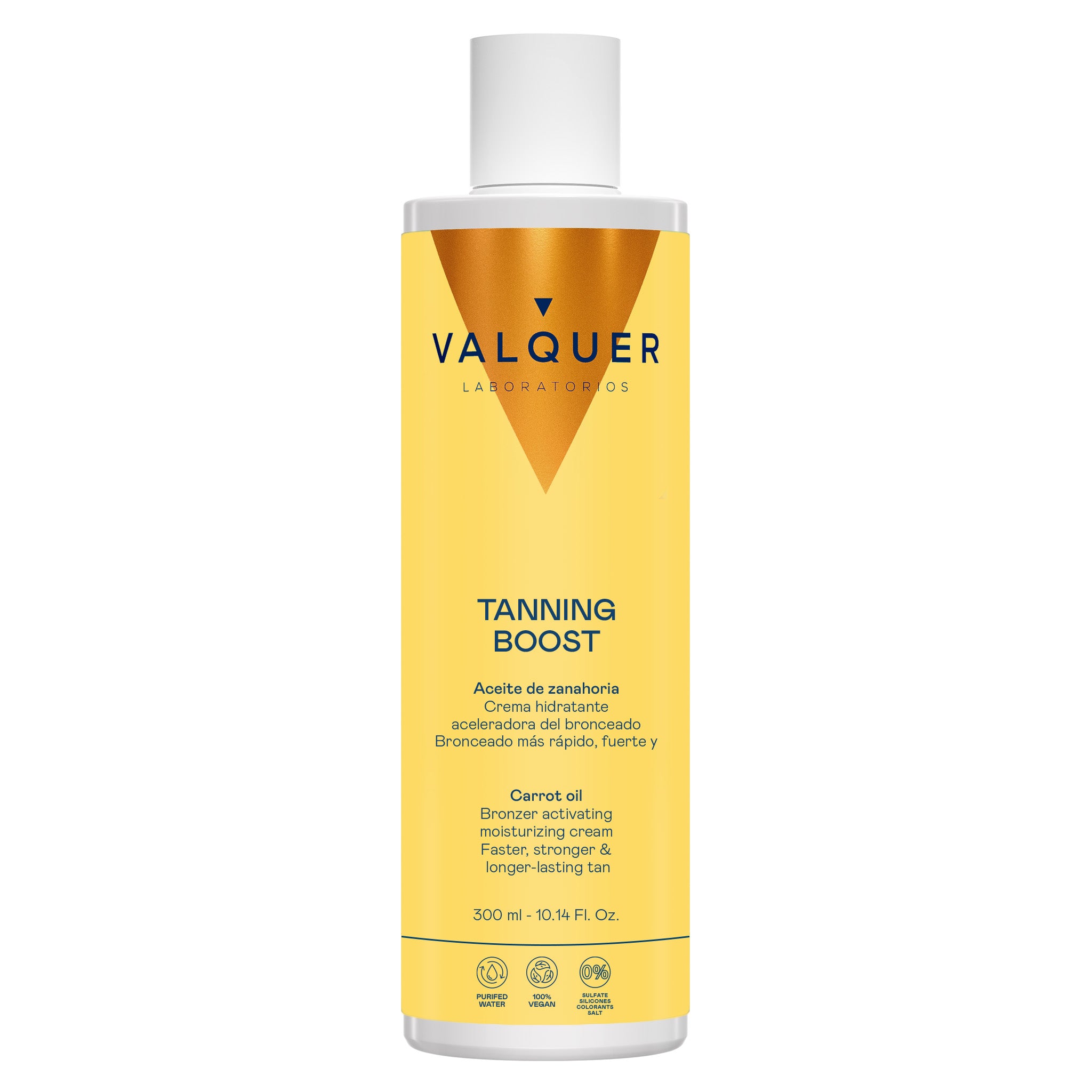 Crema Hidratante Aceleradora del Bronceado de Valquer para hidratar la piel y potenciar el bronceado