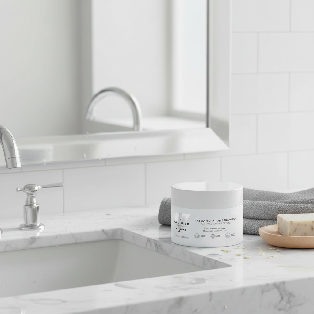 crema hidratante de avena para la cara