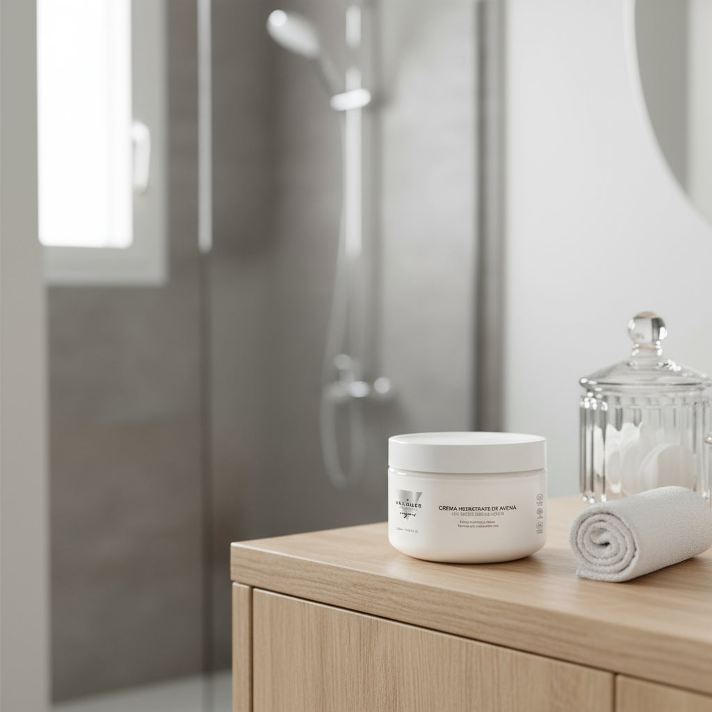 crema hidratante facial de avena