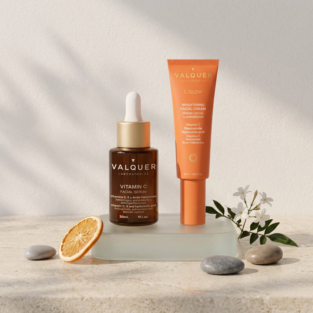 Dúo Glow Intensivo Valquer con sérum vitamina C 30 ml y crema C-Glow 50 ml
