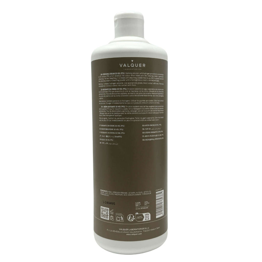 etiqueta Agua Oxigenada 30 vol (9 %)