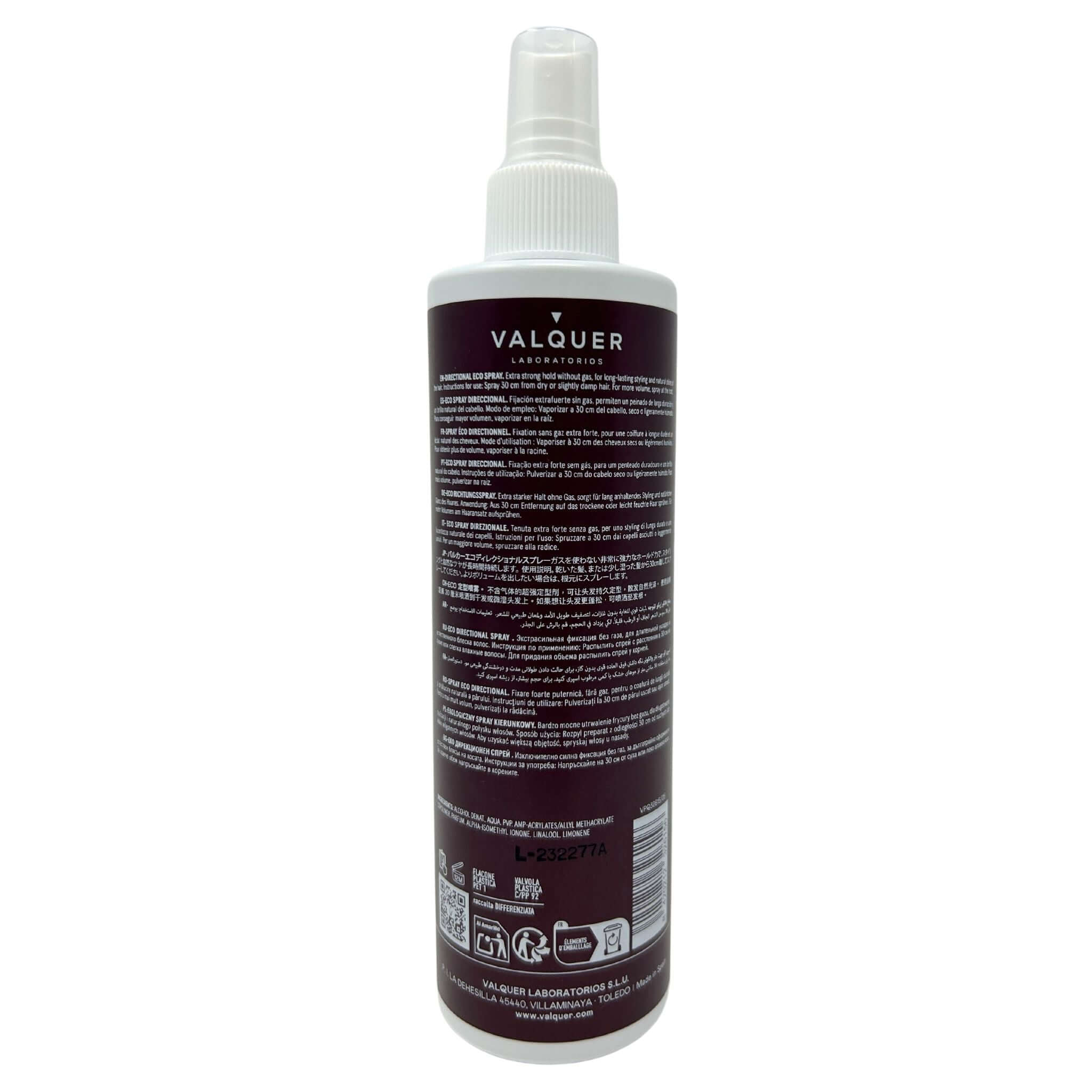etiqueta eco spray fijacion fuerte