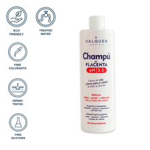 Cargar imagen en el visor de la galería, Champú placenta. Combate: caída, caspa, grasa - 500 ml

