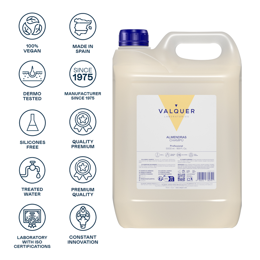 ingredientes champu almendras