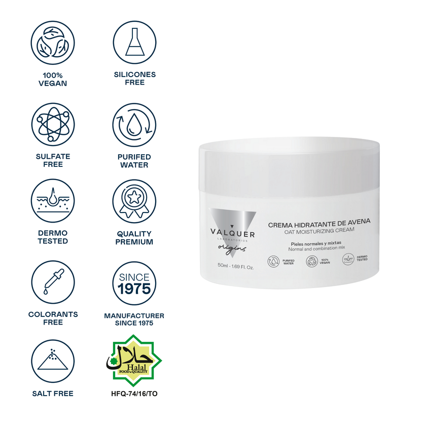 ingredientes crema hidratante de avena