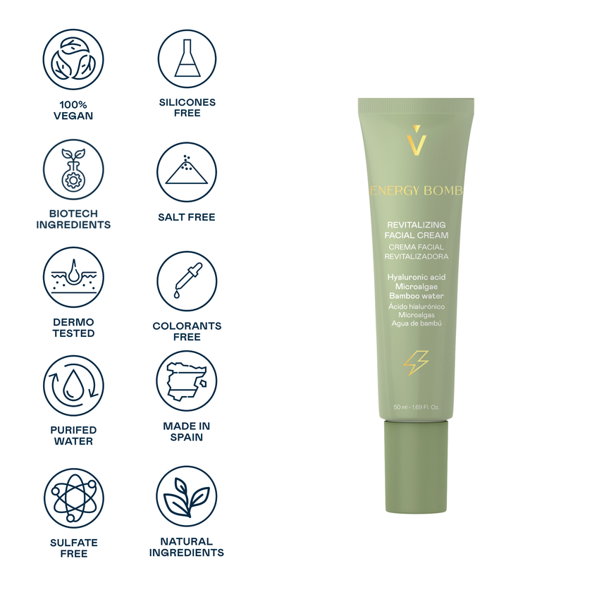ingredientes energy bomb crema facial revitalizadora