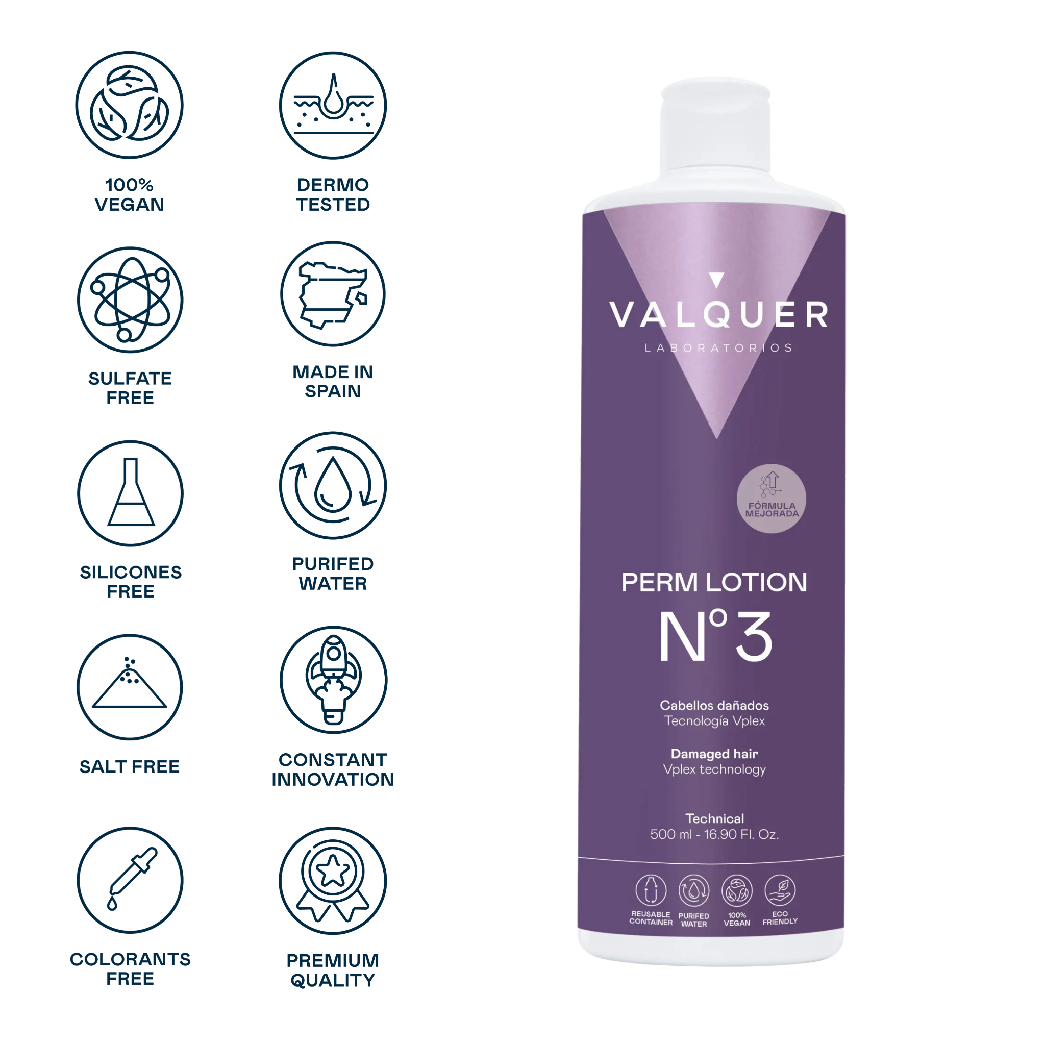 ingredientes liquido permanente rizos dañado