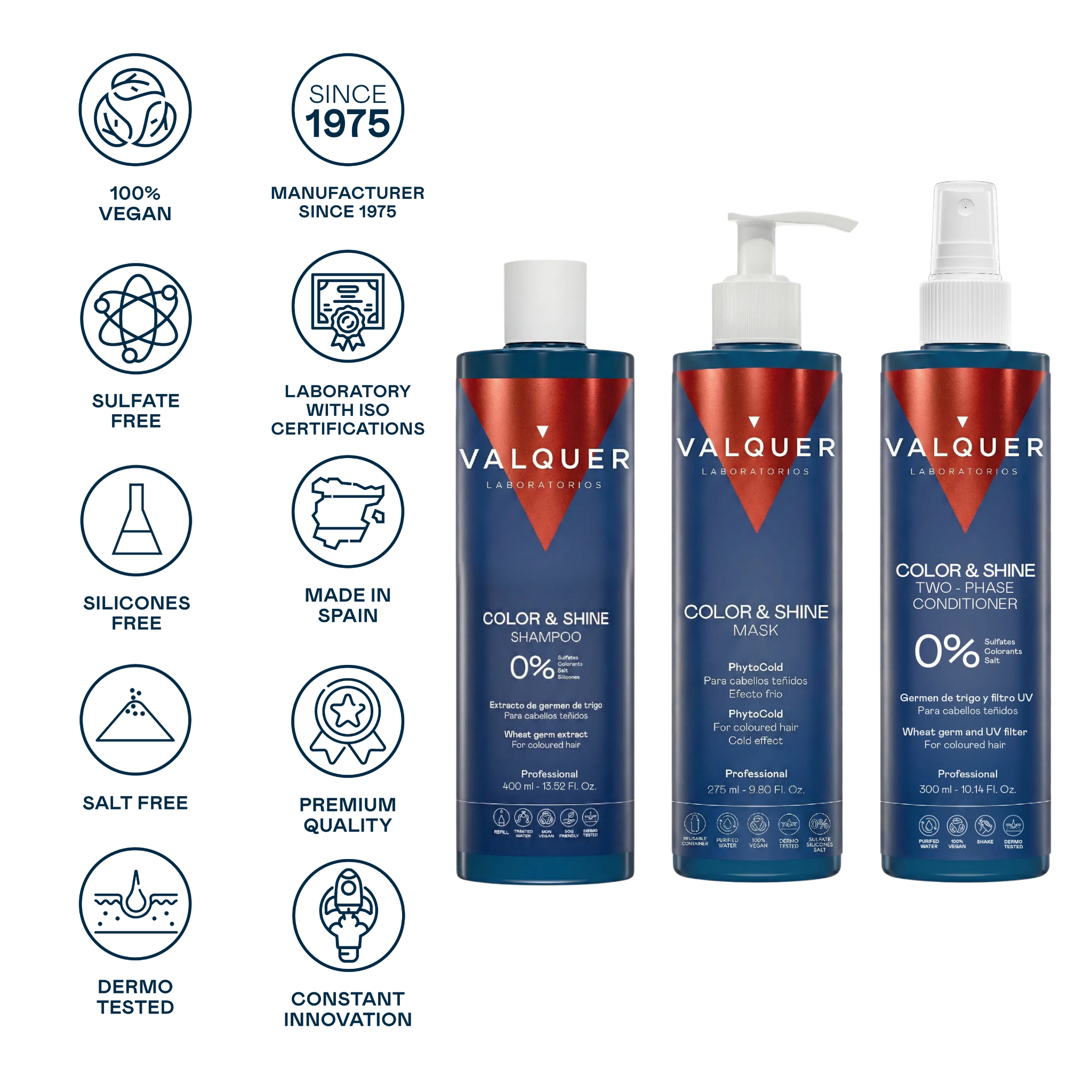 ingredientes pack cabello teñido con acondicionador