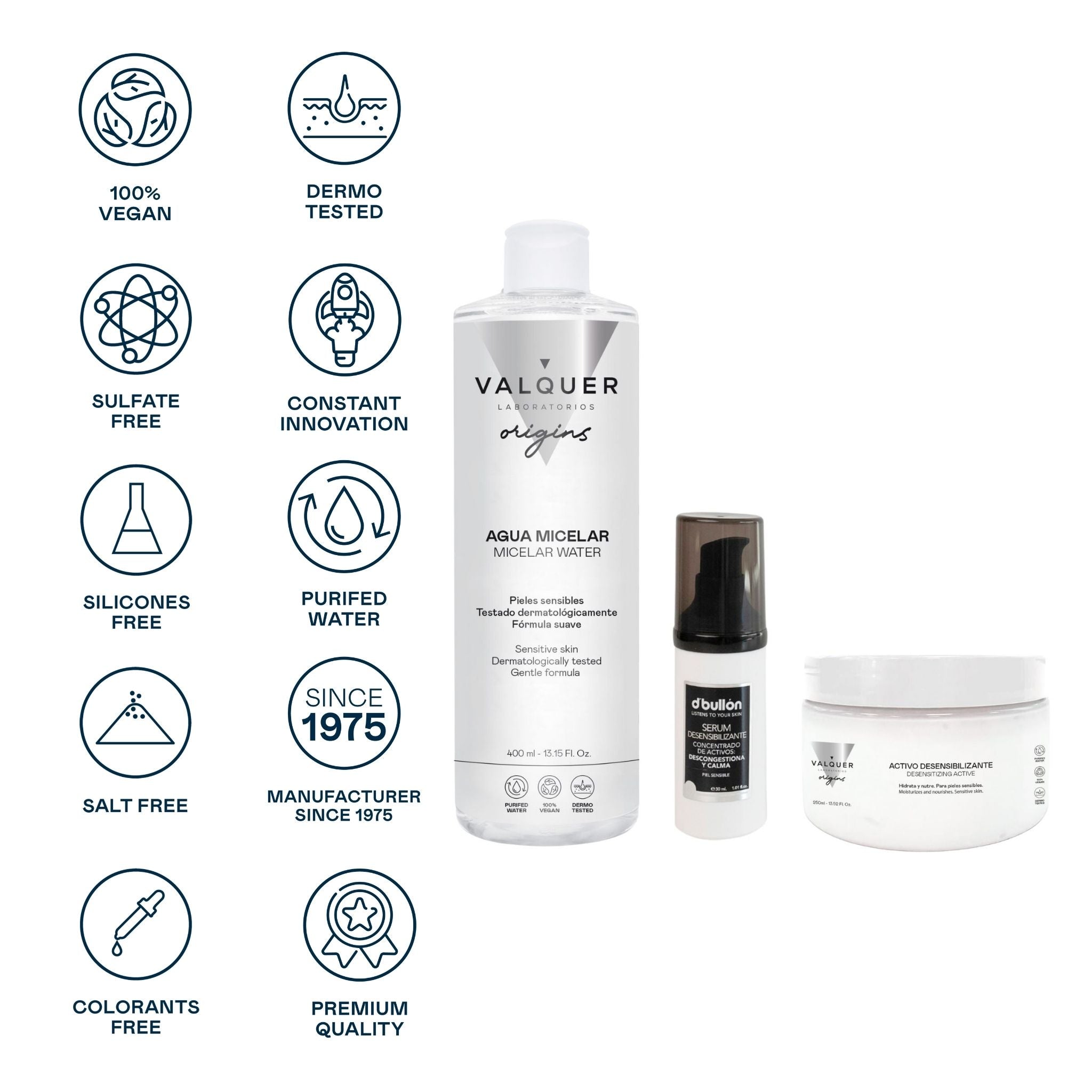 ingredientes pack facial pieles sensibles