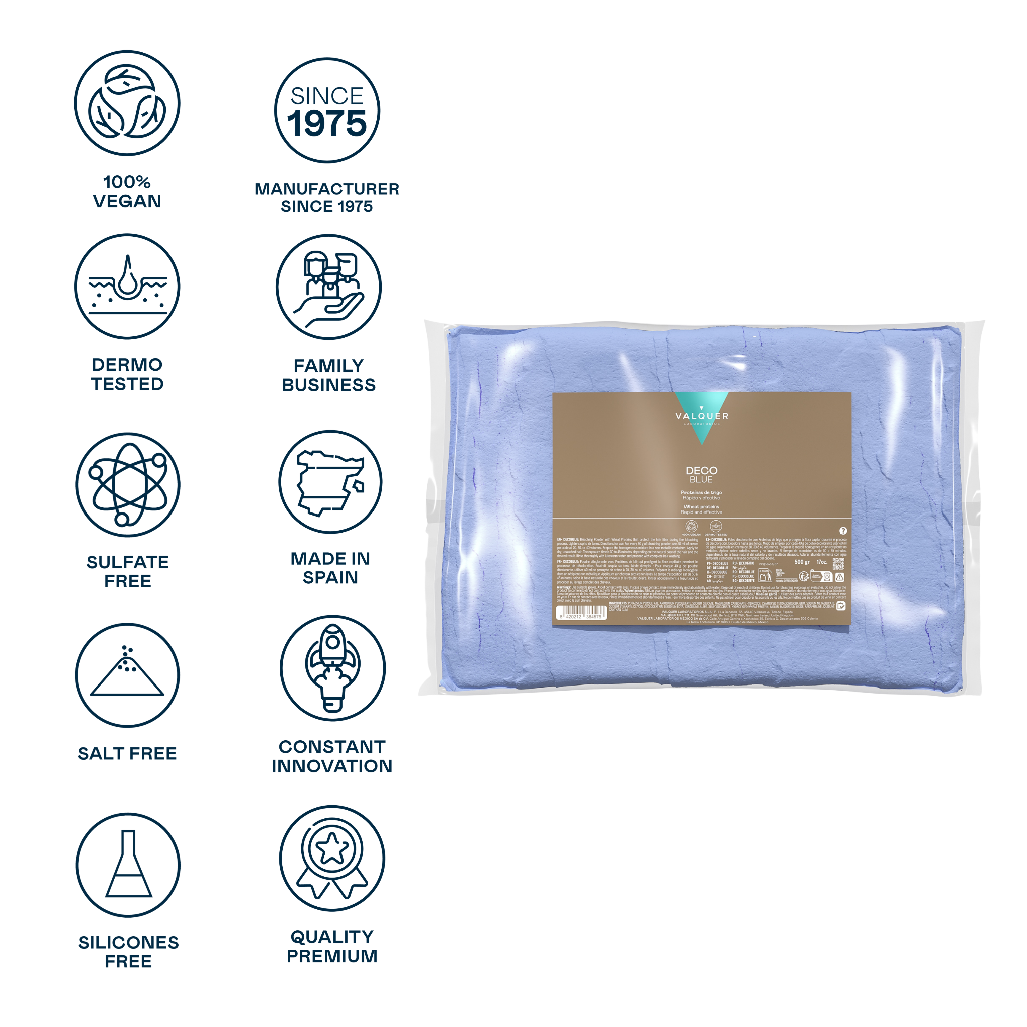 ingredientes polvos decolorantes