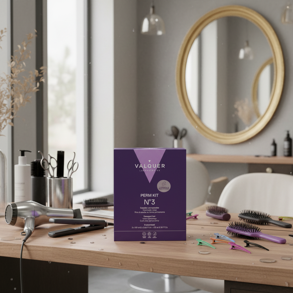 kit de permanente de cabello