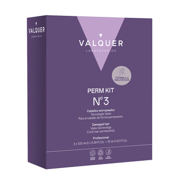 kit de rizado permanente cabello estropeado