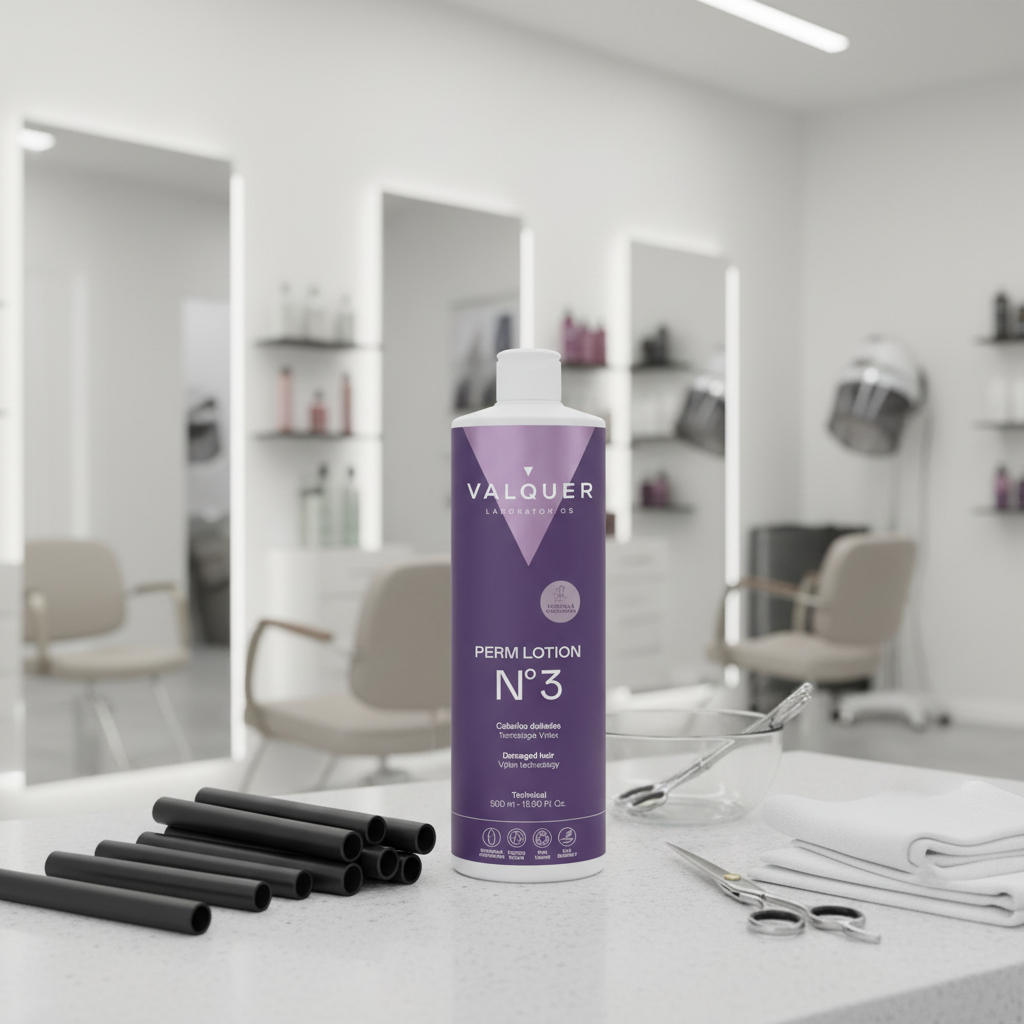 liquido permanente para rizos dañado