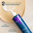 Textura cremosa de la mascarilla Hyaluronic de Valquer con ácido hialurónico y pantenol (provitamina B5)