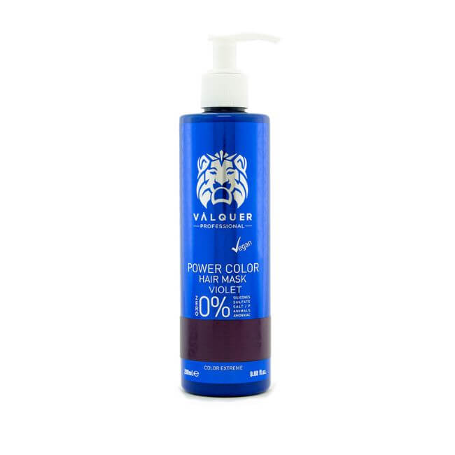 mascarilla power color violeta