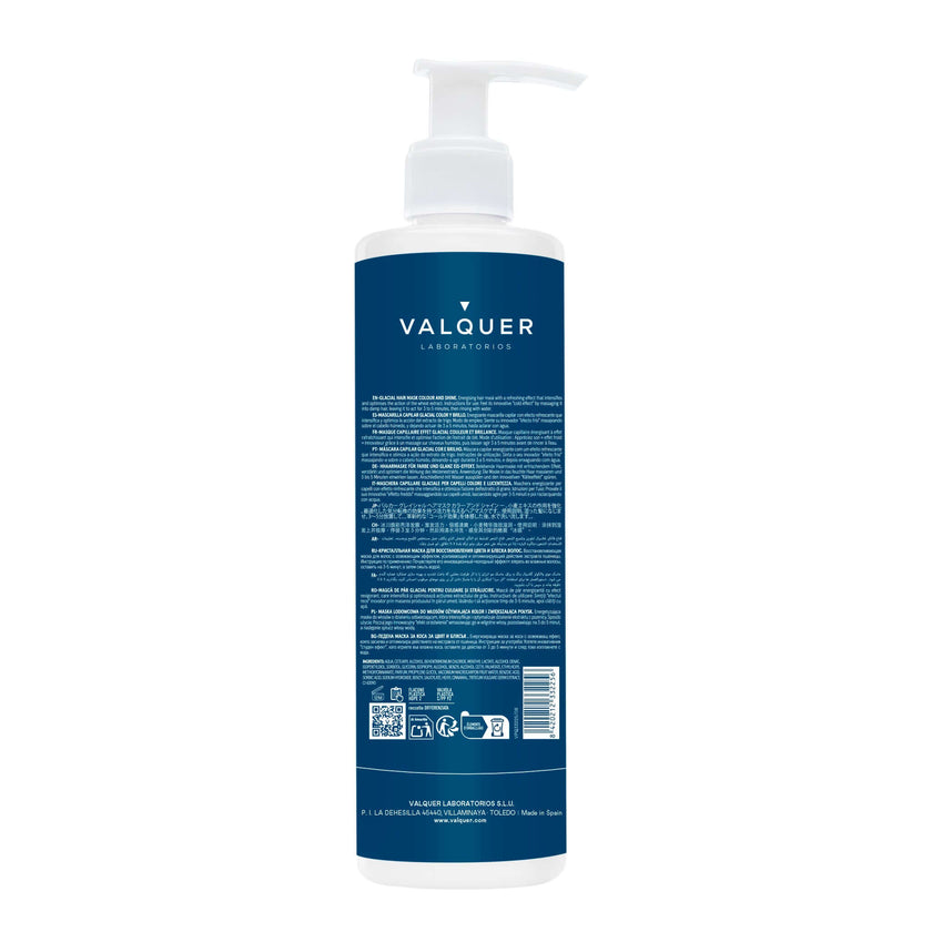 mascarilla cabello teñido etiqueta