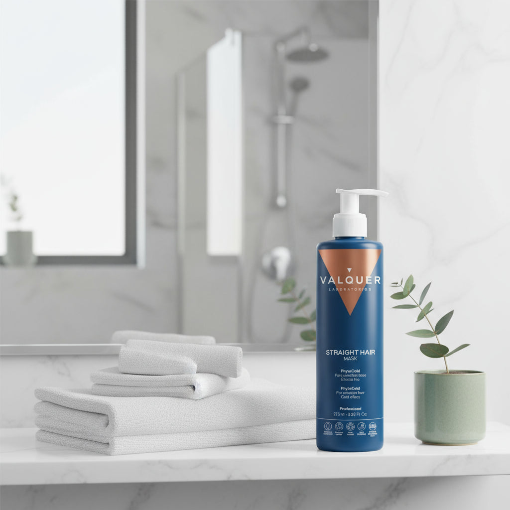 mascarilla capilar cabello liso bodegon