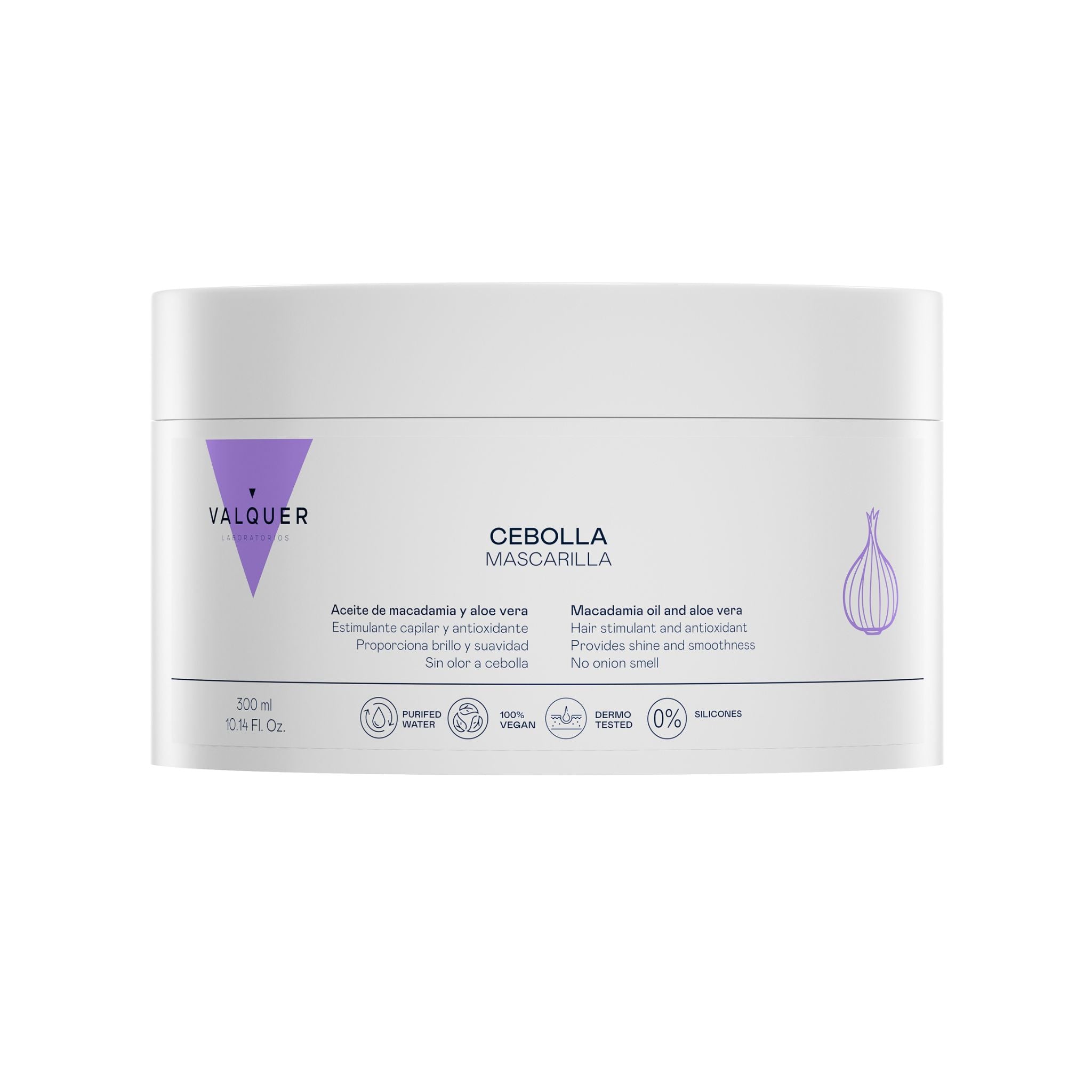 mascarilla de cebolla para el cabello