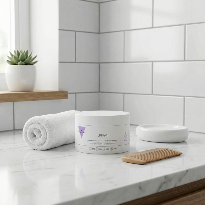 mascarilla de cebolla para el crecimiento del cabello