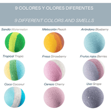 Cargar imagen en el visor de la galería, 9 colores bombas baño
