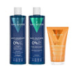 Pack Anticaspa y Cuero Cabelludo Sensible Valquer: champú Anti-Dandruff, champú Non-Sulphate y bálsamo VR Leave-In Repair