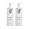 Packshot del Pack Gel Conductor Facial & Corporal Valquer 2000 ml, dos botellas de 1000 ml para uso profesional
