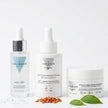 Pack Reparación Intensiva de Valquer con crema de colágeno, sérum de rosa mosqueta y sérum hidratante con ingredientes naturales