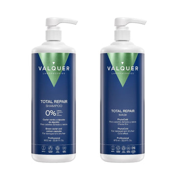 Pack Total Repair Valquer champú 1000ml y mascarilla 975ml, formato profesional