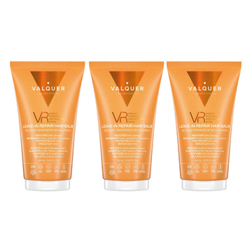 Pack x3 Valquer VR Leave-In Repair Hair Balm, bálsamo reparador sin aclarado 150 ml