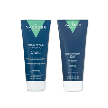 Pack Champú y Mascarilla Capilar de Oliva Reparación Total - 180 ml + 180 ml