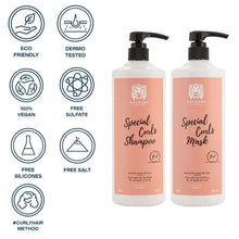 Charger l&#39;image dans la galerie, Pack Método Curly - Champú y Mascarilla - 1000 ml
