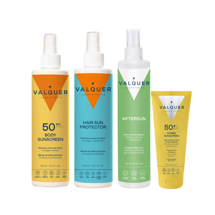 Pack Protección Solar 360º – Facial, Corporal, Capilar y Aftersun - 975 ml