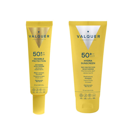 Pack Solaire Visage Protection Invisible et Crème Solaire Hydra SPF 50+