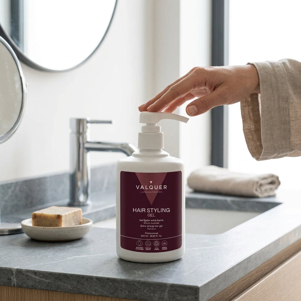 Gel capillaire fixant extra fort effet mouillé et tenue longue durée – 500 ml