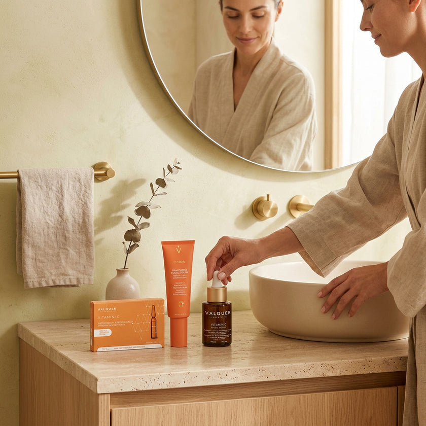 Productos para Piel Apagada con Vitamina C en Baño Natural